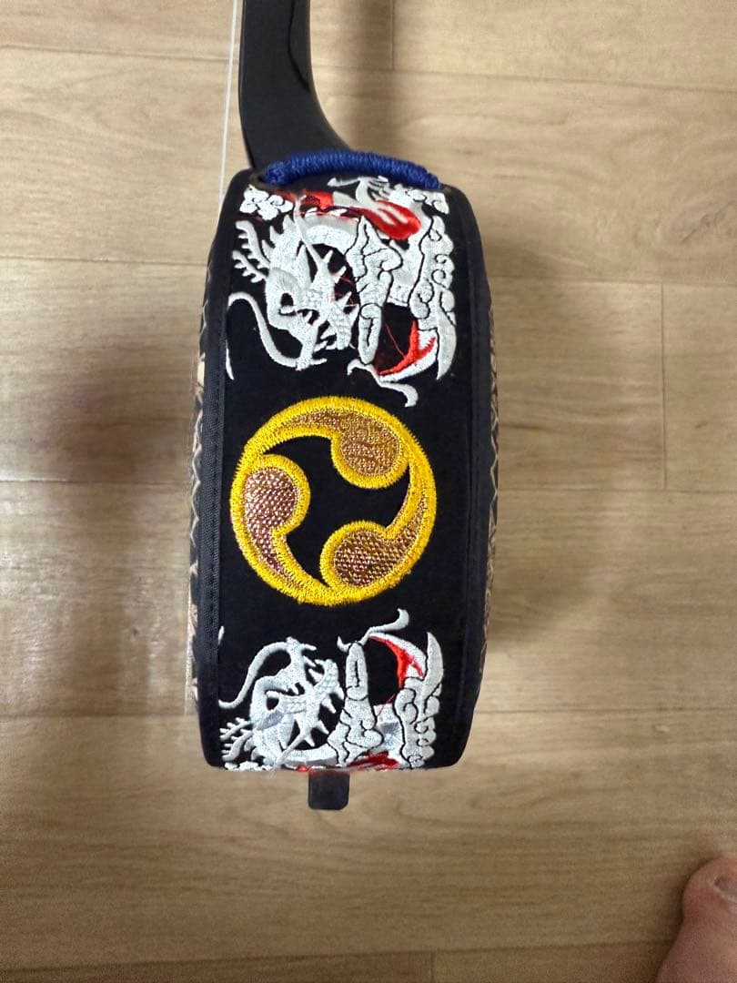 三味線 ヘビ柄デザイン ケース付き