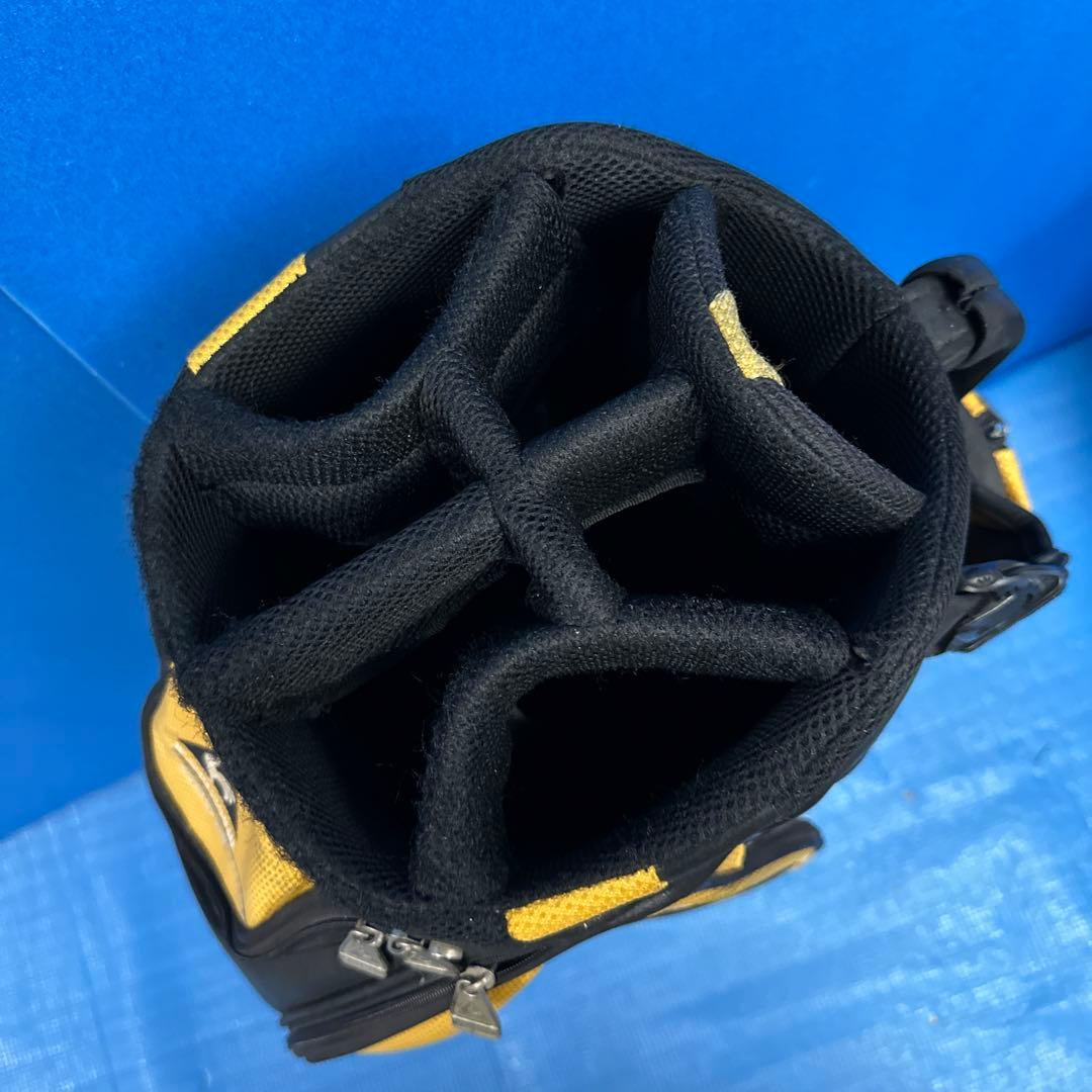 le Coq Sportif キャディバッグ イエロー/ブラック