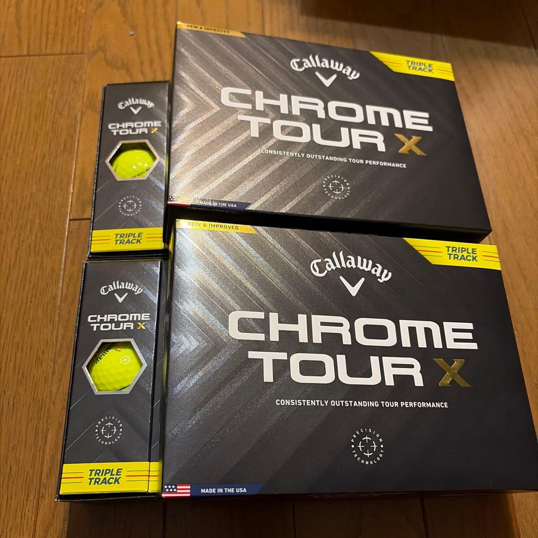 Callaway Chrome Tour X ゴルフボール 2箱セット　NEW