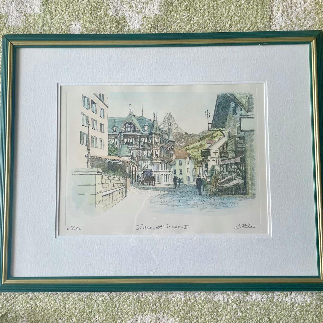 値下げ‼️ 織田義郎　風景画