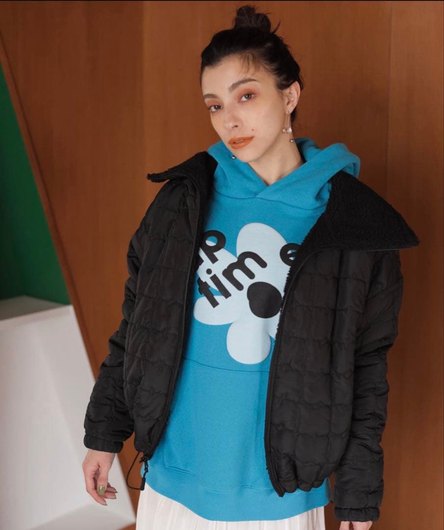 ナップタイム　naptime. Nissy 西島隆弘　スウェット　パーカー　青