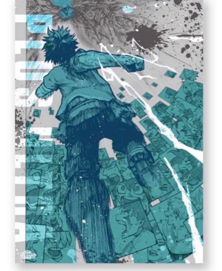 ヒロアカ 原画展 A2アートポスター2枚セット 【がんばれ】