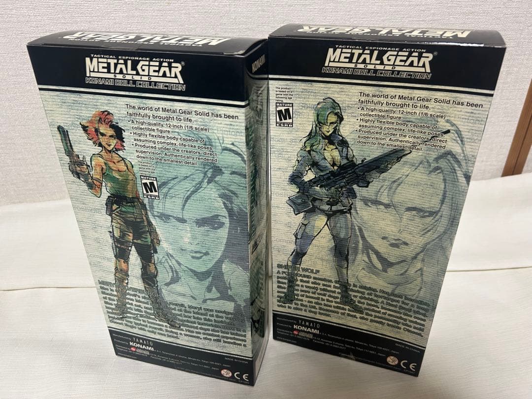 コナミ メタルギアソリッドより ウルフ メリル 1/6ドール 2点セット 開封品
