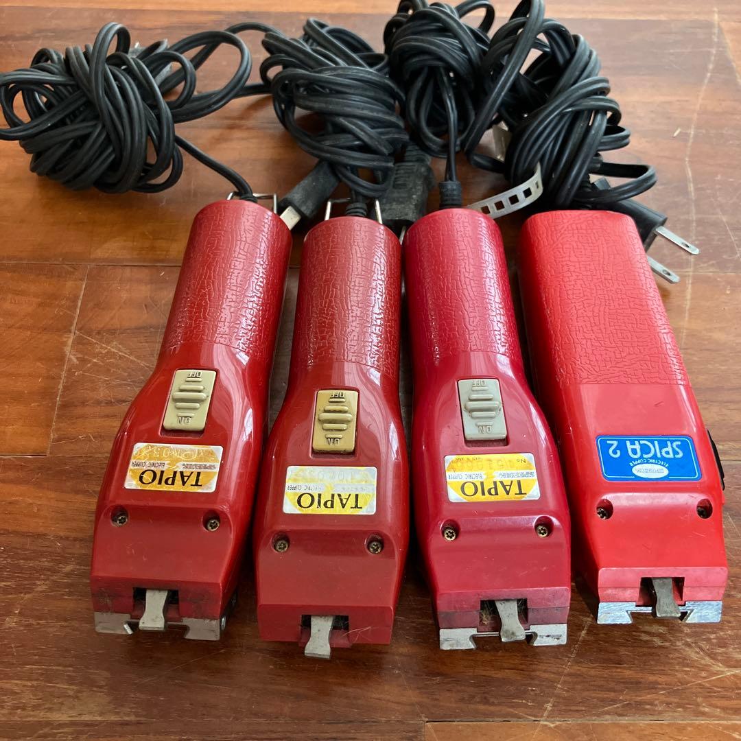 TAPTO バリカン 4台セット ☆ジャンク品☆