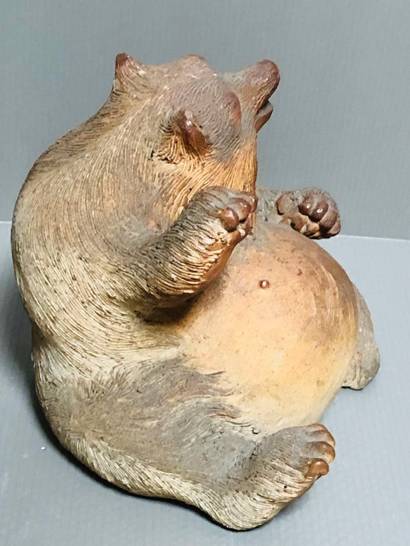 清水六兵衛　たぬき　狸　江戸　明治　大正　時代物　骨董品　置物　蔵出し