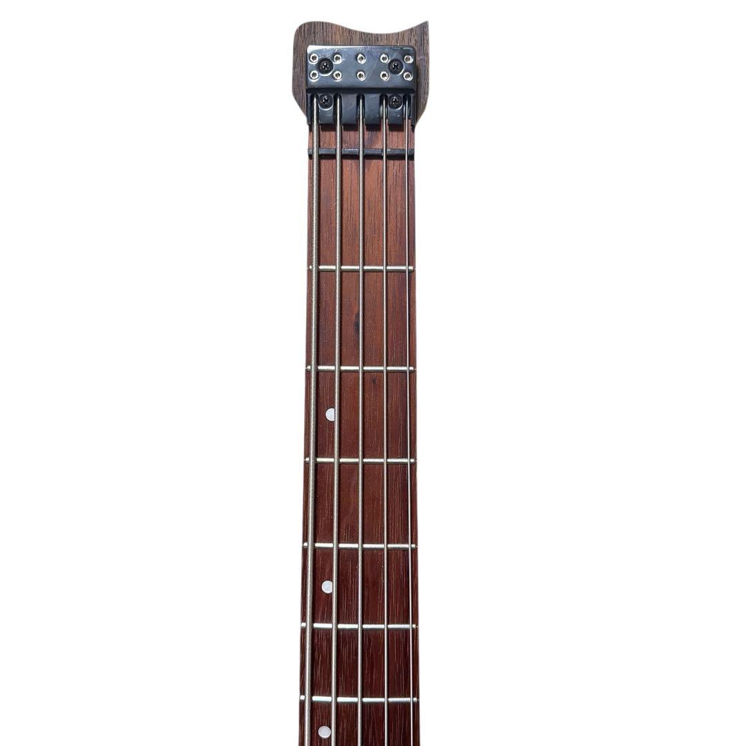 ヘッドレス 5弦エレキベース ブルーグラデーション アクティブ仕様 多弦ベース