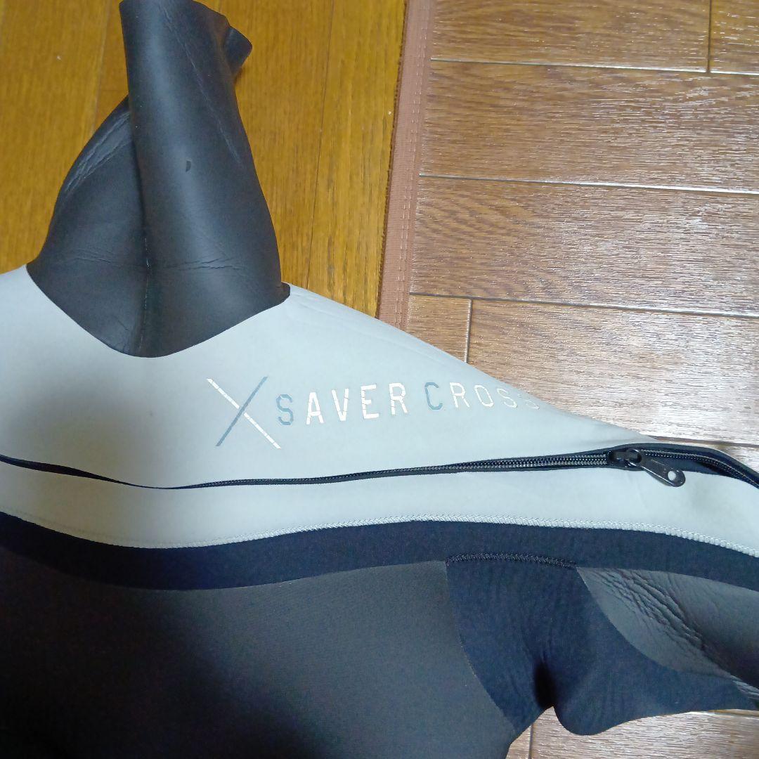 SAVER CROSS セミドライスーツ グレー/ブラック