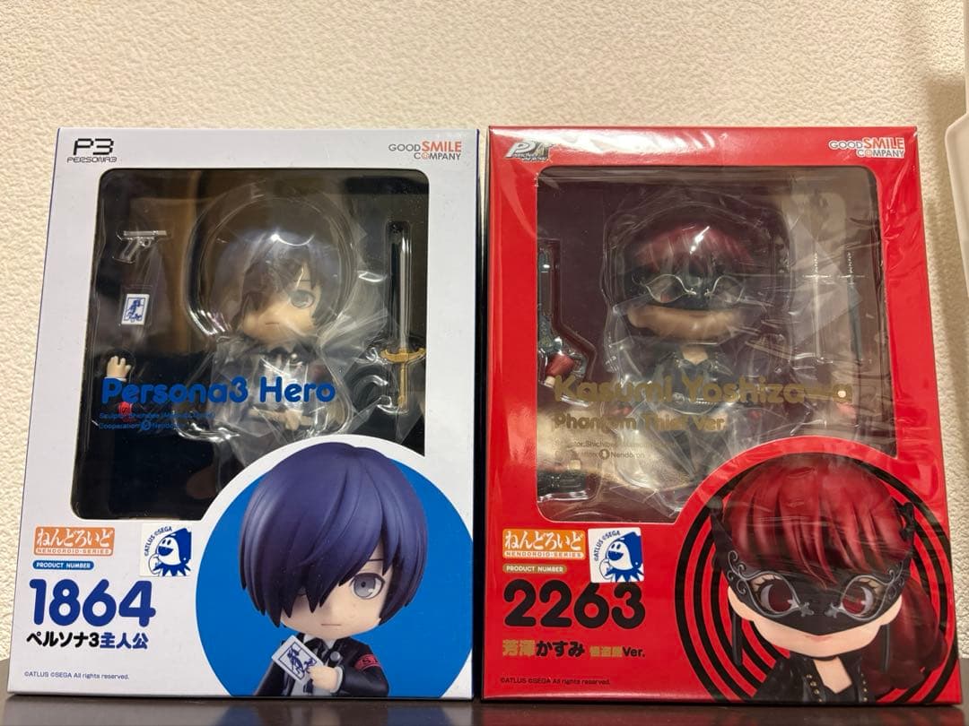 ねんどろいど　ペルソナ3 主人公 ペルソナ5ロイヤル 芳澤かすみ