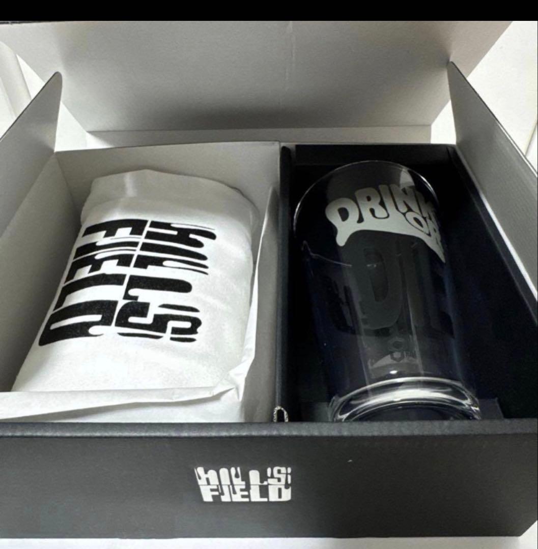 HILLS FIELD 初回限定生産 パイントグラス＆Tシャツ セットL