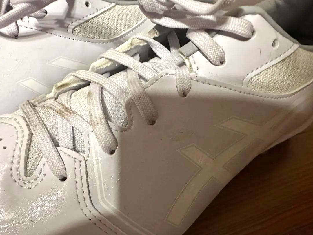 asics ホワイト 硬式 スパイク