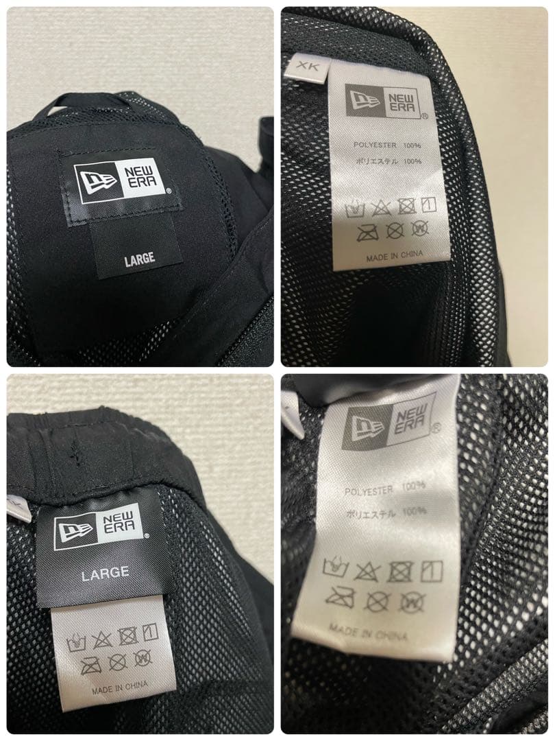 ★セットアップ★ ニューエラゴルフ レインウェア（ジャケット&パンツ） 黒 L