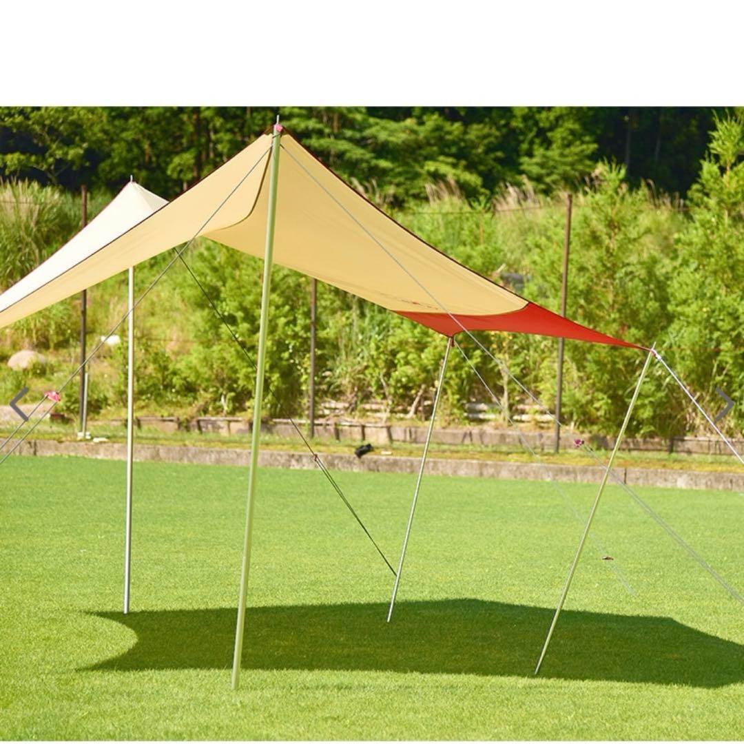 新品未使用未開封！　CHUMS BOOBY HEXATARP beige/red