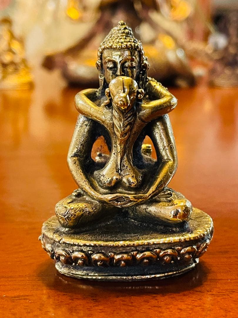 チベット密教 秘仏 シャクティ 歓喜仏　ヤブユム像　仏像 仏陀　釈迦　一点物