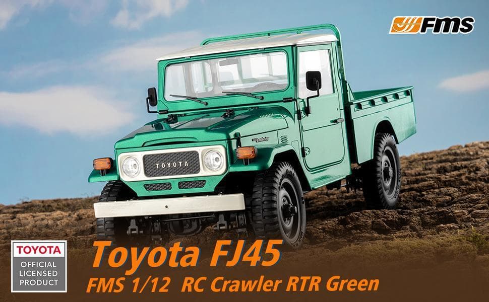 【新品】FMS トヨタ ランドクルーザー FJ45 ピックアップ 1/12