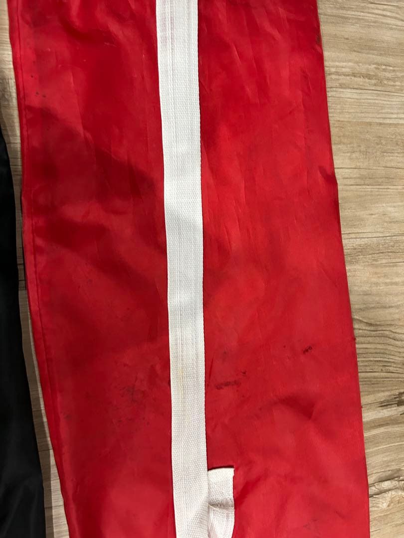 【希少モデル】Coleman × BEAMS コラボチェア ペイズリー赤&黒