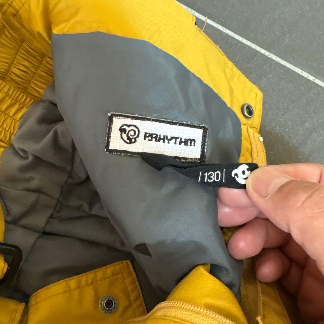 P.RHYTHM 130㎝キッズスノーウェア上下セット