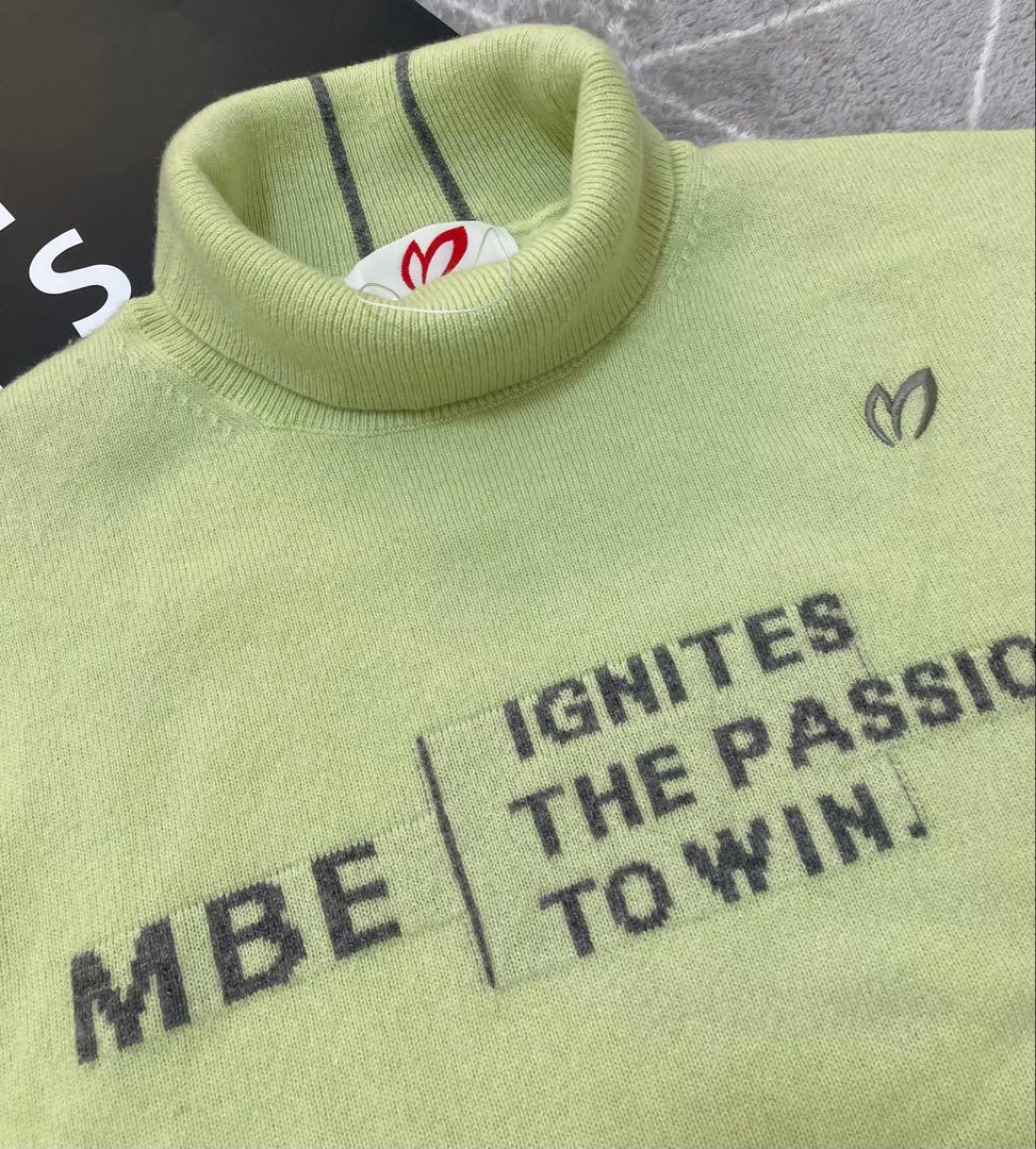 新品 パーリーゲイツ マスターバニー カシミヤ100％ ニット (6)LL/黄