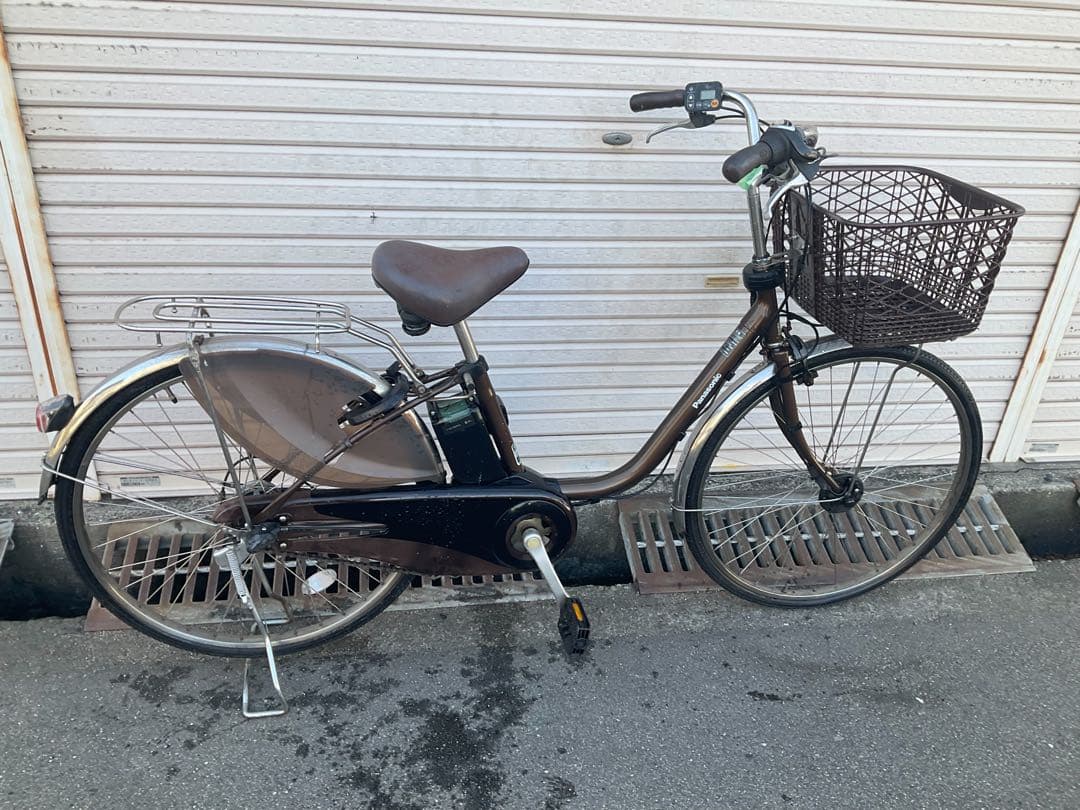 パナソニック最新機種電動アシスト自転車viviDX26インチブラウンボディー
