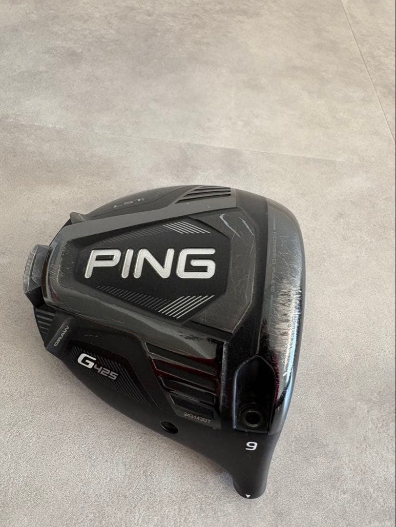 PING（ピン）G425 LST ドライバー 9° ヘッドのみ ヘッドカバー付き