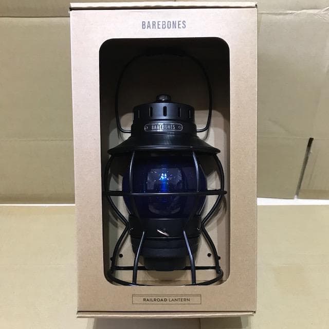 【カスタム】ベアボーンズ LED レイルロードランタン ブルー
