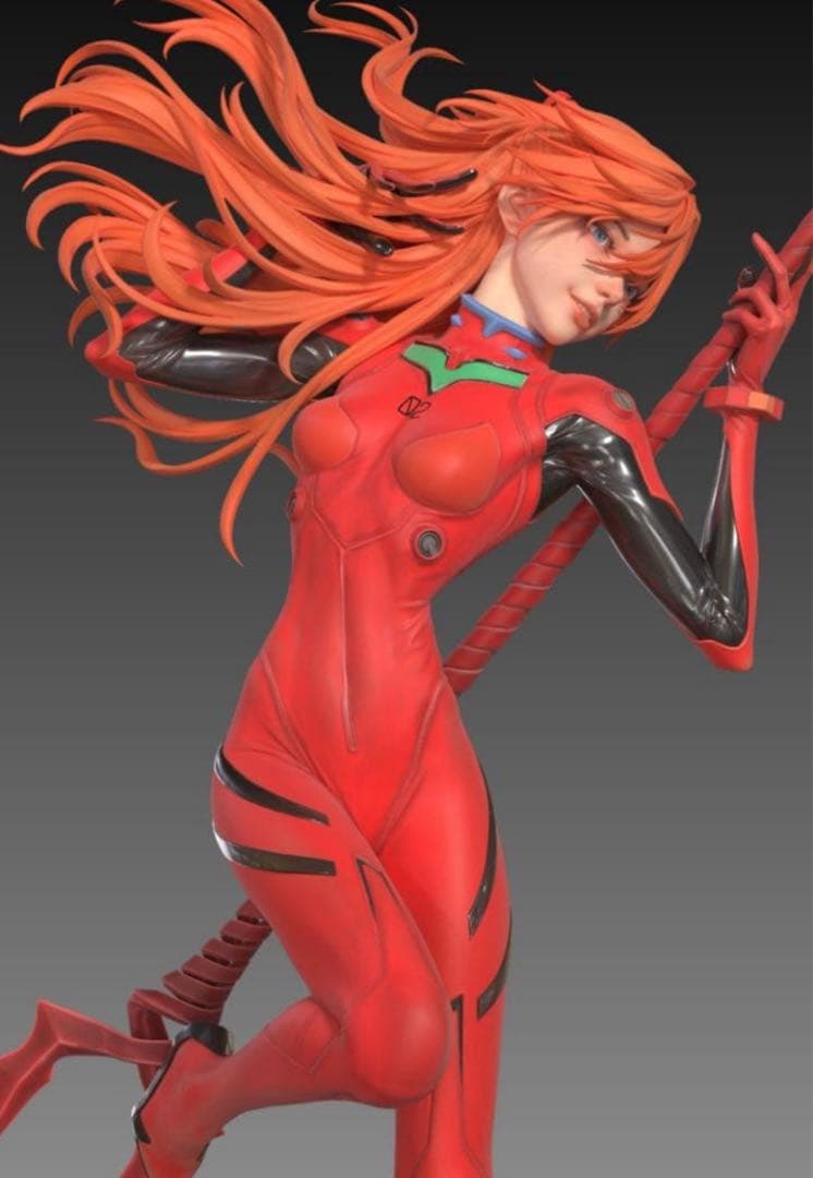 ガレージキット未塗装品　エヴァンゲリオン　惣流・ アスカ・ラングレー