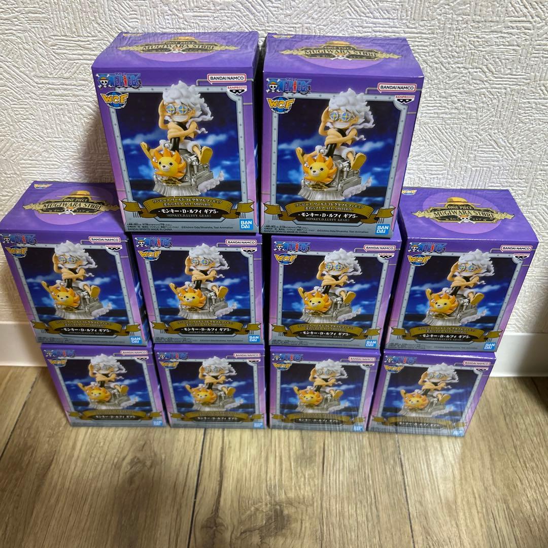 ワンピース ワーコレ 麦わらストア　ALL ABOARD ニカ　ギア5 10個