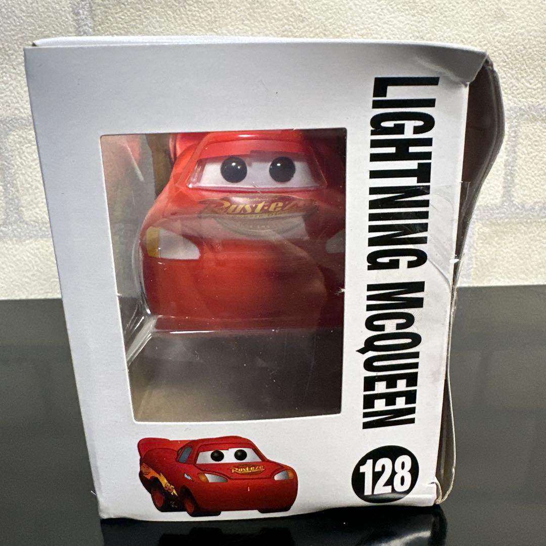 美品 FUNKO POP カーズ ライトニング マックイーン 128 希少 レア