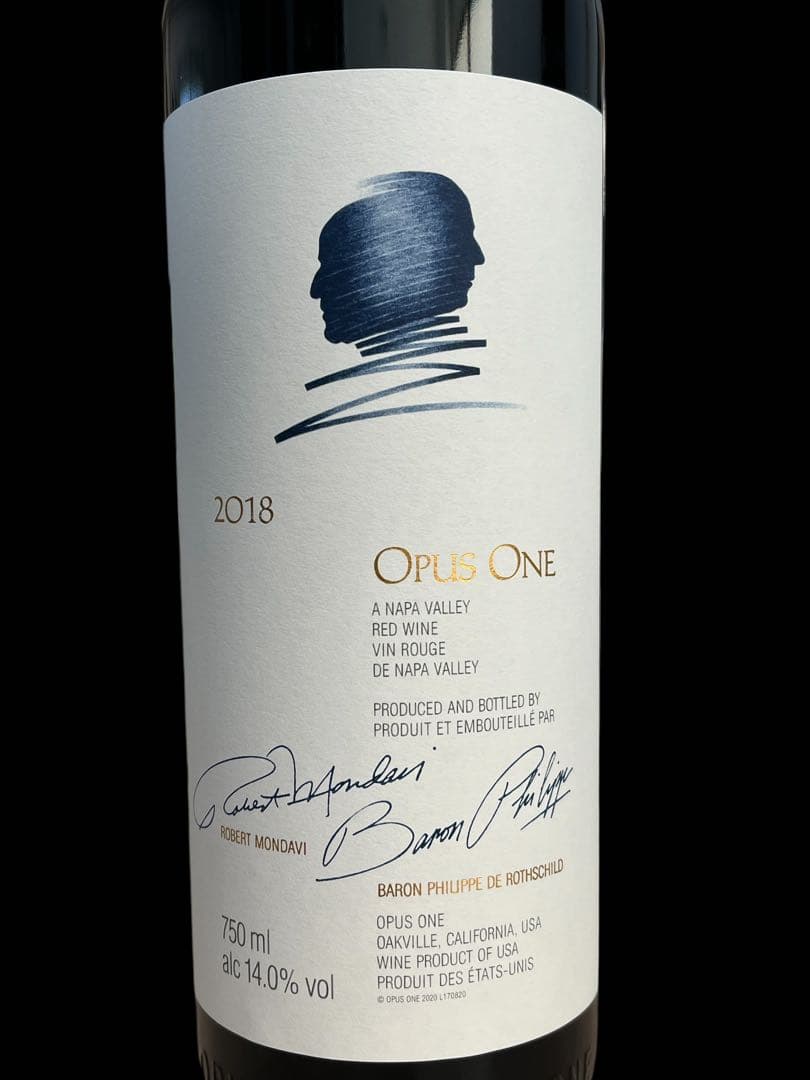 百貨店正規新品オーパスワンOpus One 2018 赤ワイン 750ml