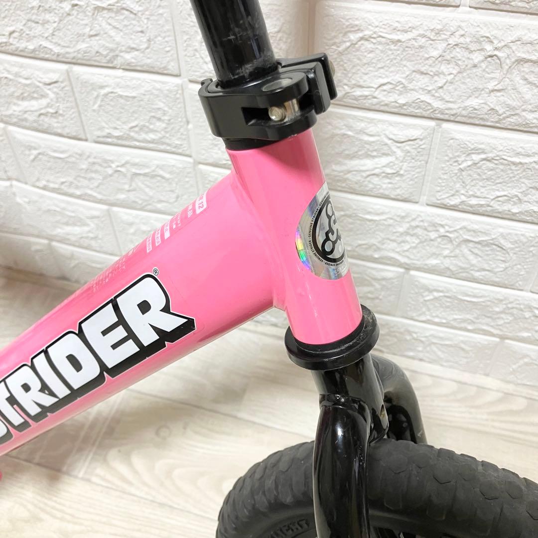 別サドル付き　美品　ストライダー　スポーツ　12インチ　ピンク