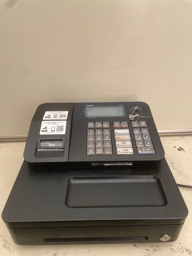 通電確認済みCASIO SE-G3ブラック レジスター