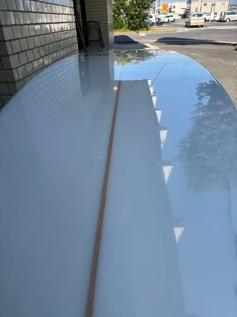 hiro3357 売約済みショートボード ホワイト・ブルー7.2f