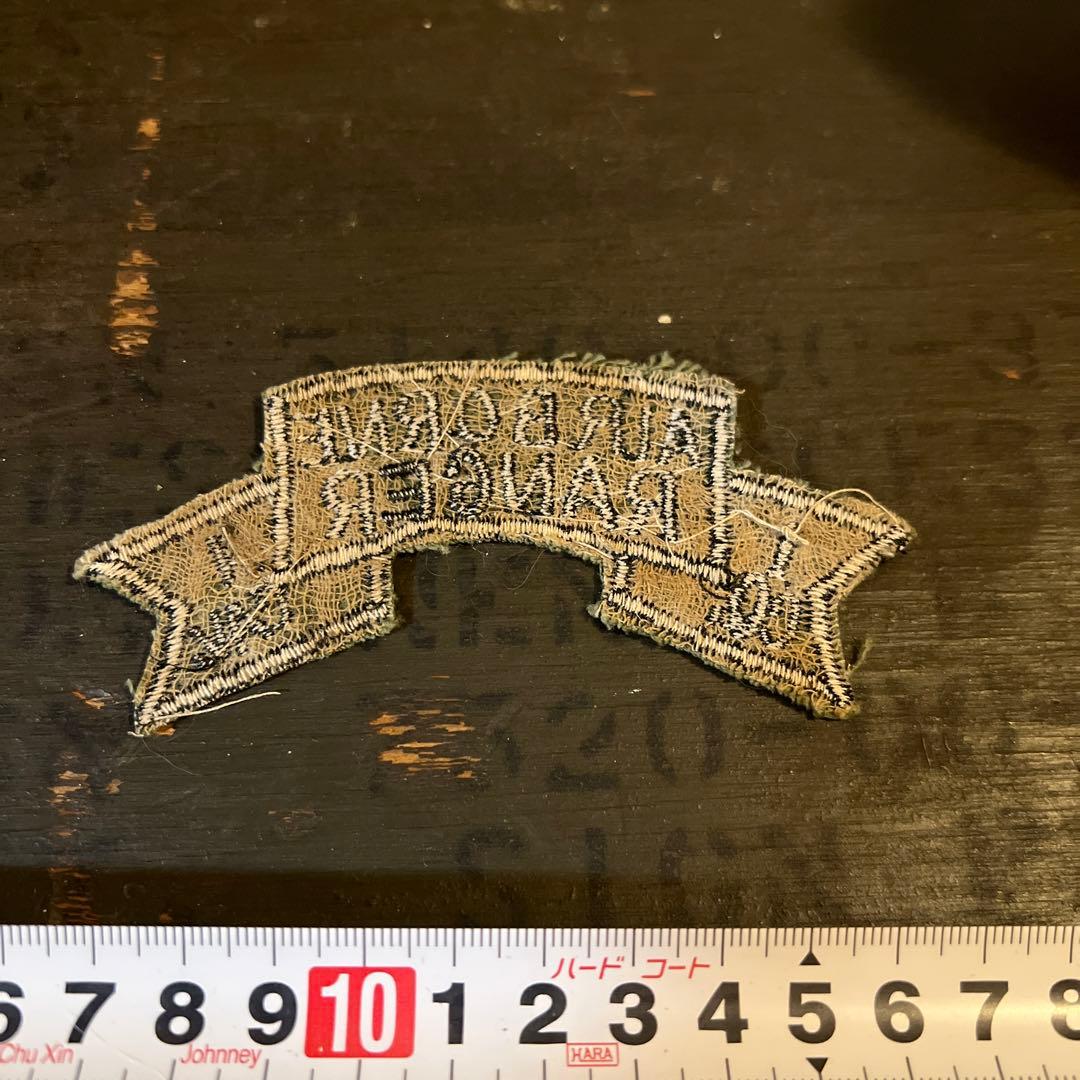 60年代　米軍実物　スクロール　AIR BORNE RANGER パッチ