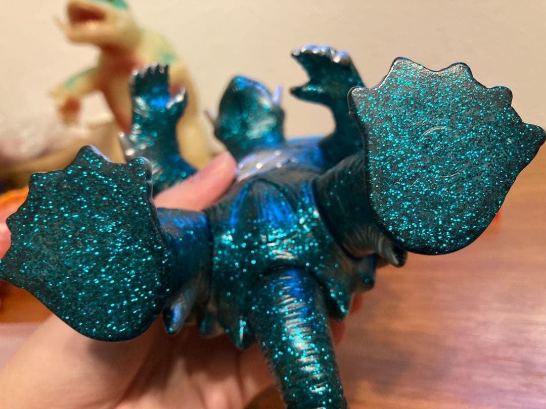 ま*ん様 マルサン マルサンのソフビ怪獣シリーズ ガメラ3(1999) グリーン