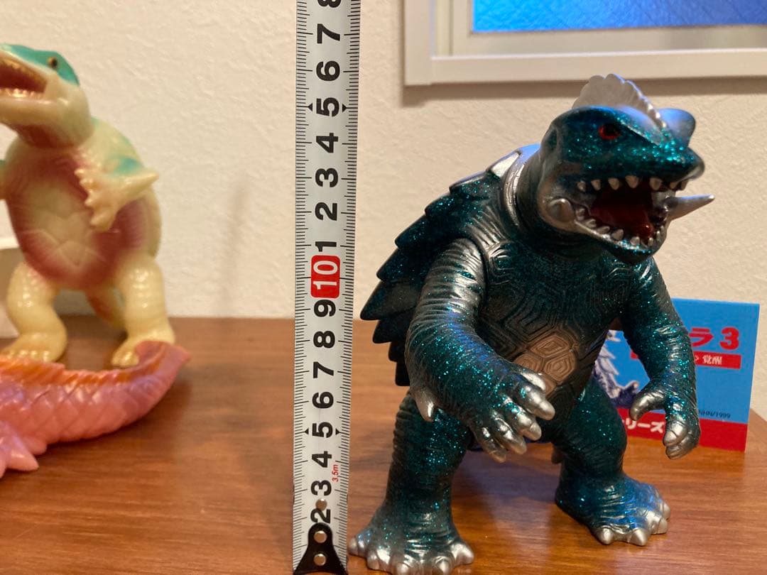 ま*ん様 マルサン マルサンのソフビ怪獣シリーズ ガメラ3(1999) グリーン