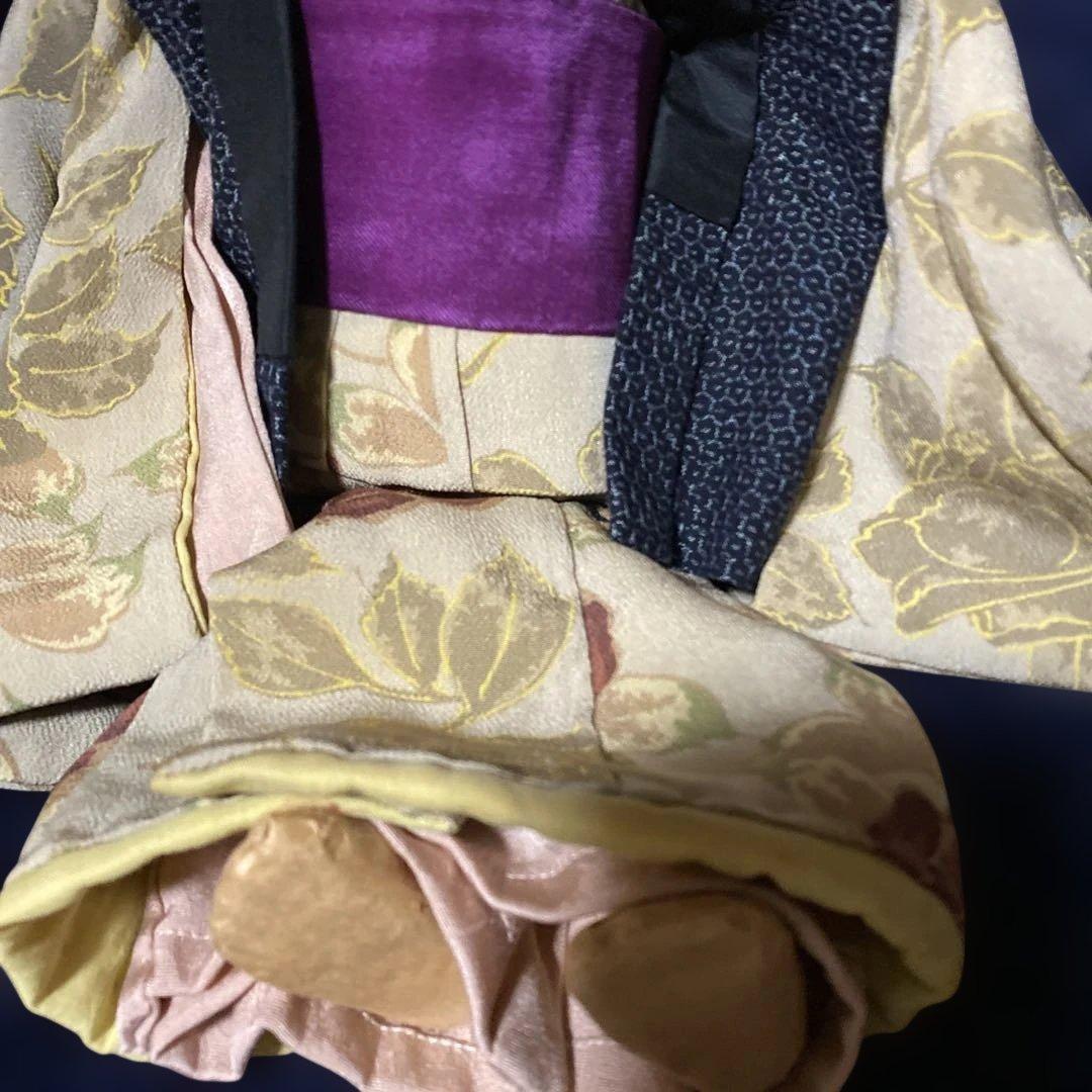 市松人形　睫毛のある男の子　東光　１２号　４３ｃｍ位　難あり