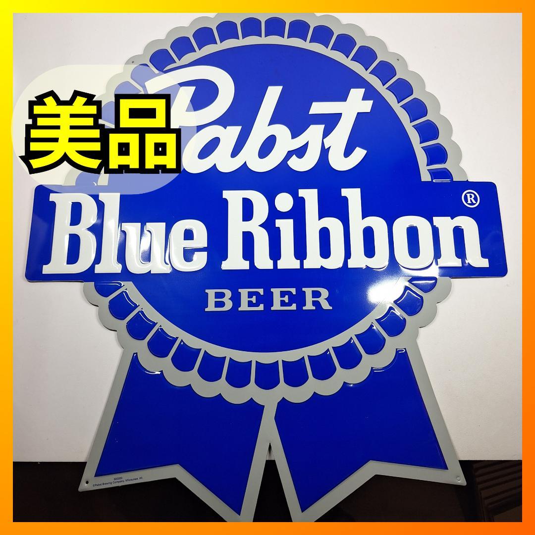 ブルーリボン 看板 サイン 新品 コレクション blue ribbon e6E6