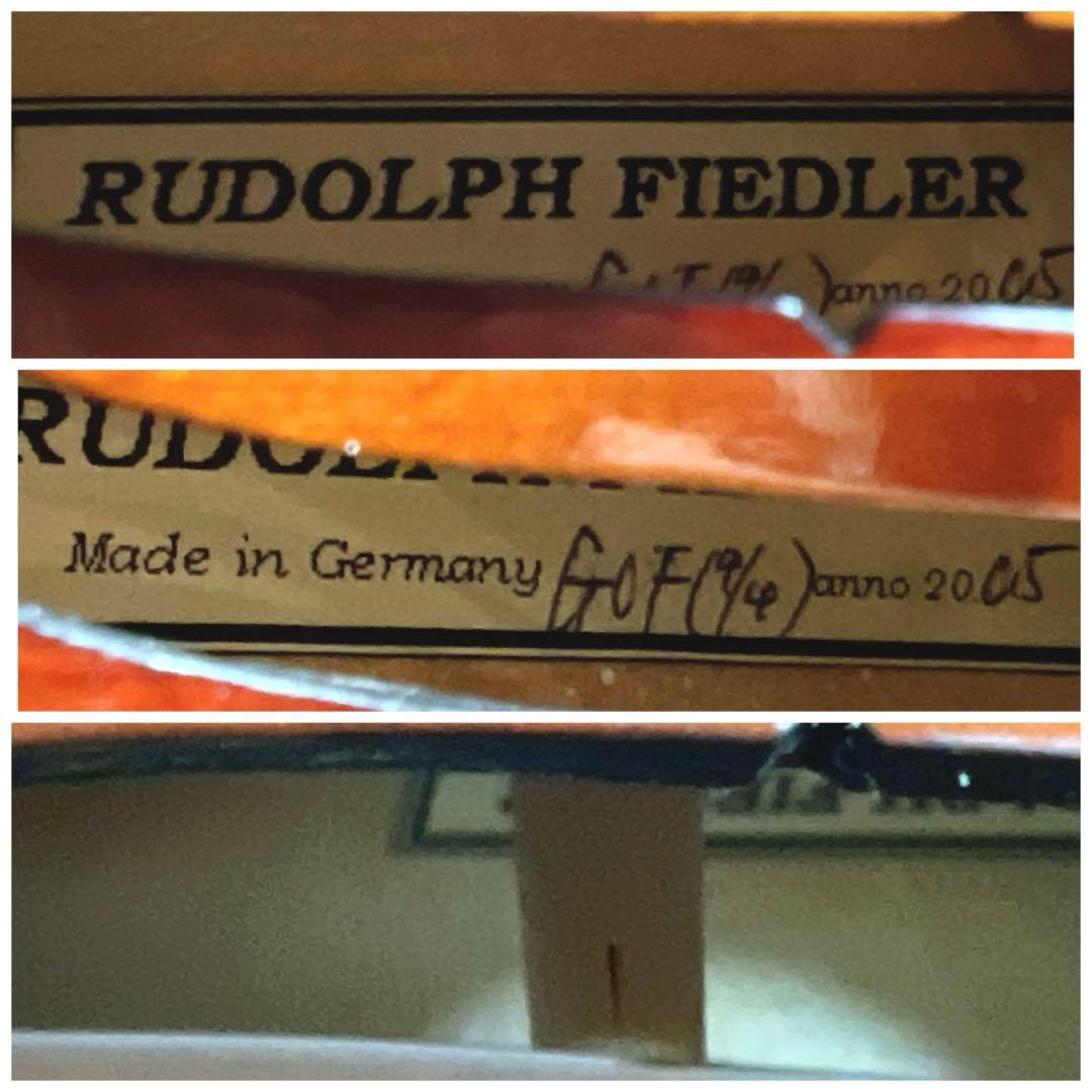 【美品】RUDOLF FIEDLER GOF 4/4 新品弓　GALAXケース