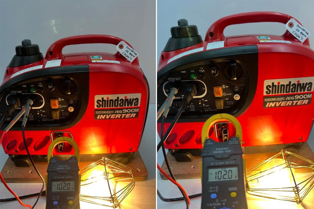 SHINDAIWA 新ダイワ インバーター発電機 iEG900M 動作良好 ♪