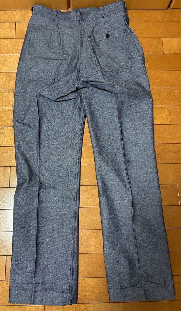 フレンチミリタリーパンツジーンズ　デニムパンツフランス軍　実物