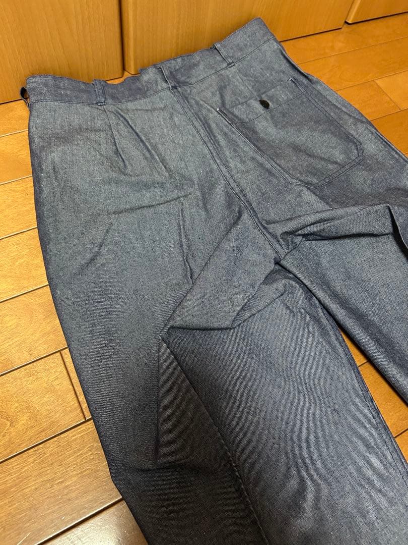 フレンチミリタリーパンツジーンズ　デニムパンツフランス軍　実物