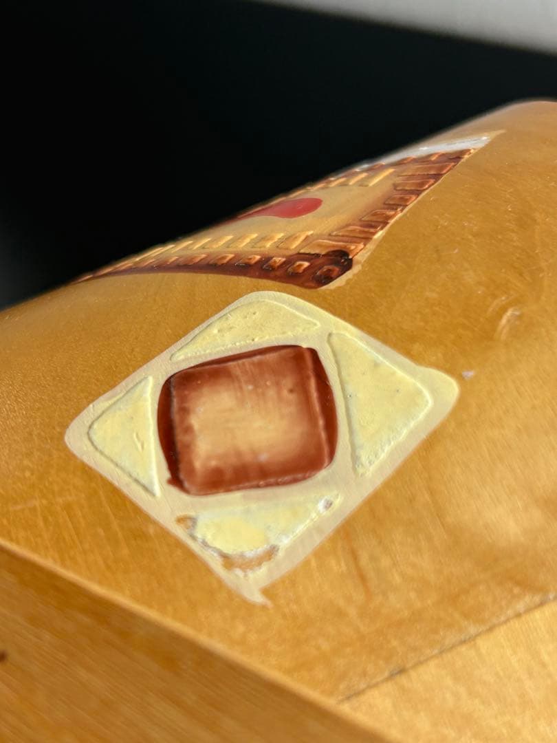 ヴィンテージ　木製クッキージャー　ビスケット　アンティーク　古道具　USA