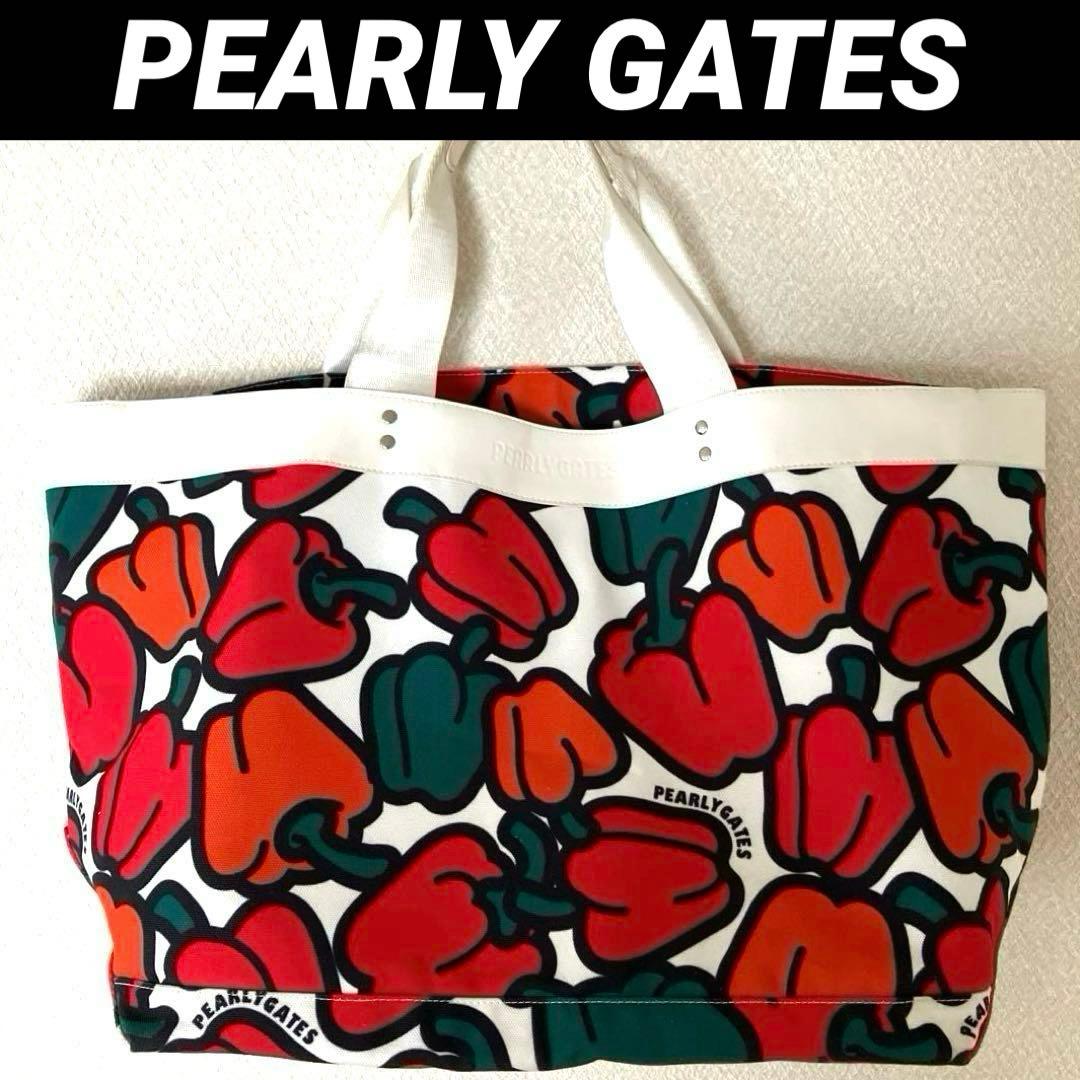 PEARLY GATES パプリカ柄BIGトートバッグ