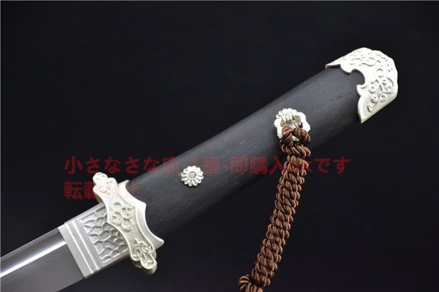 曲げ型簡装唐刀（短めの花梨木鞘）古兵器   武具　日本刀　模造刀 居合刀