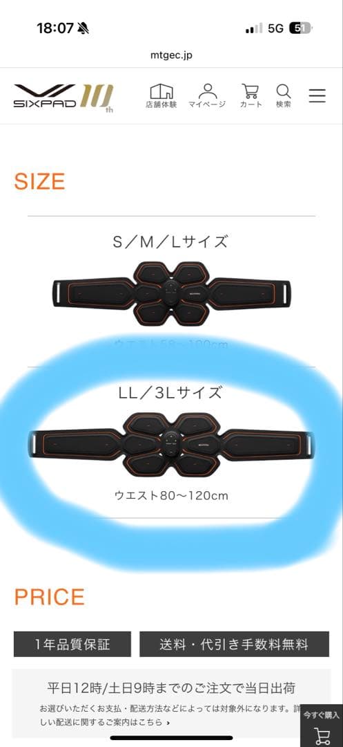 【値下げ！】SIXPAD Abs Belt ジェルシート4セット付き