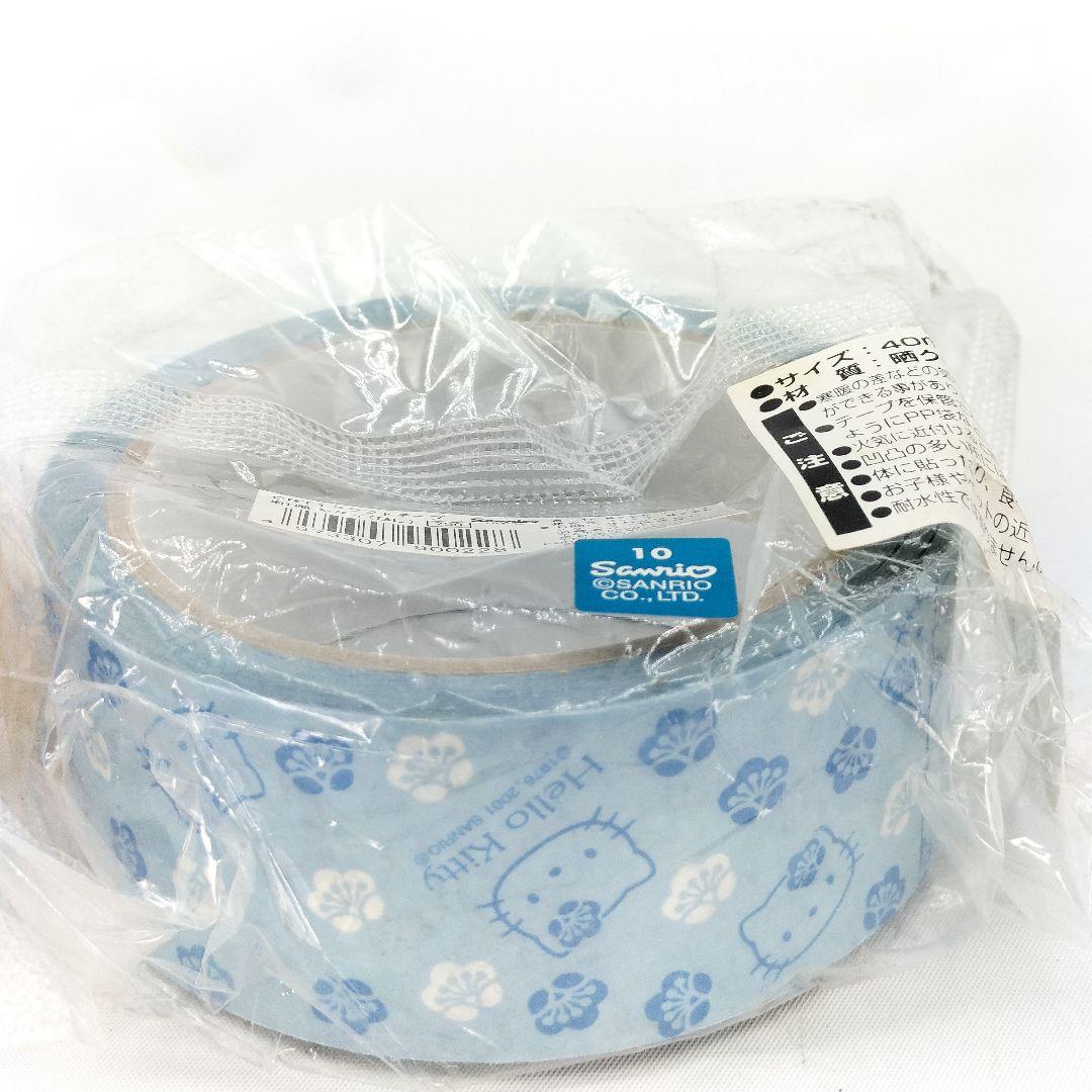 未開封 和風キティ クラフトテープ 4個セット 当時物 希少品 サンリオ