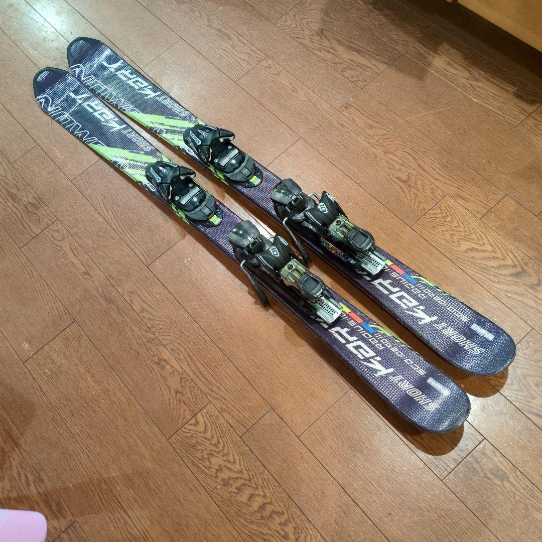 SALOMON SHORT KART 125cm ミッドスキー ①