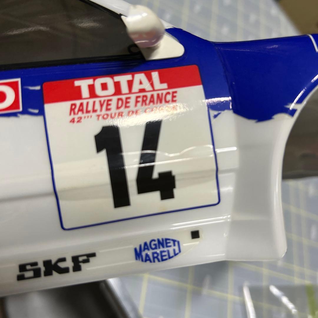 タミヤ　プジョー306MAXIボディ ラリーカラー