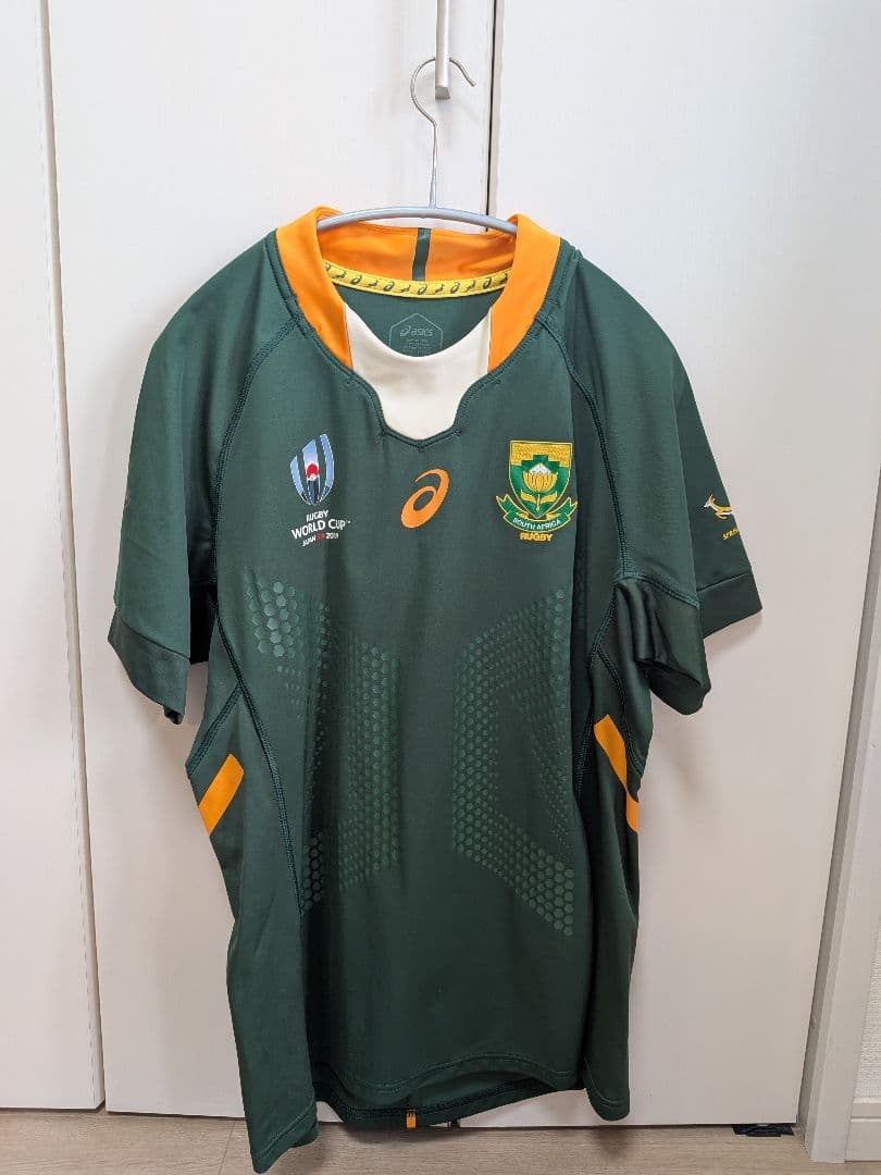 ラグビーワールドカップ2019 南アフリカ代表 ユニフォーム（Lサイズ）