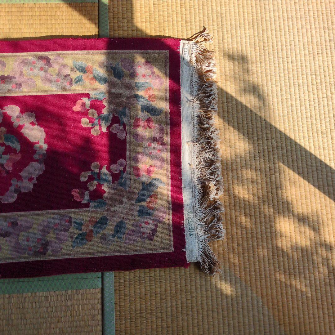 ★最終値下げ 超特価セール★緞通 段通 玄関マット キッチンマット 肉厚約2cm