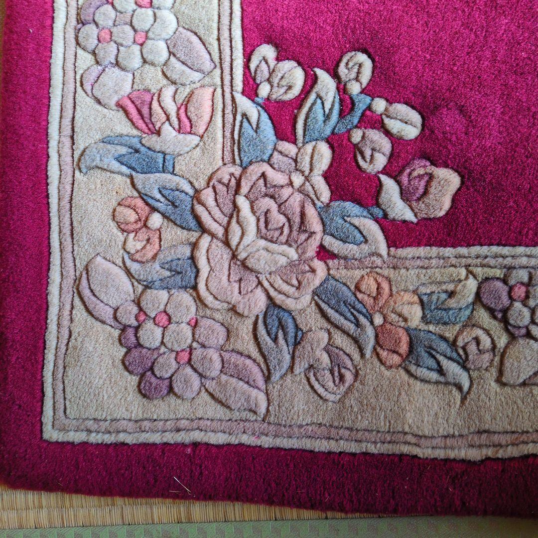 ★最終値下げ 超特価セール★緞通 段通 玄関マット キッチンマット 肉厚約2cm